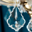 Candelabru clasic cristal Aur 24k 12xE14/40W, Maria Theresia-A LU 2224/8+4 MT Gold Orion